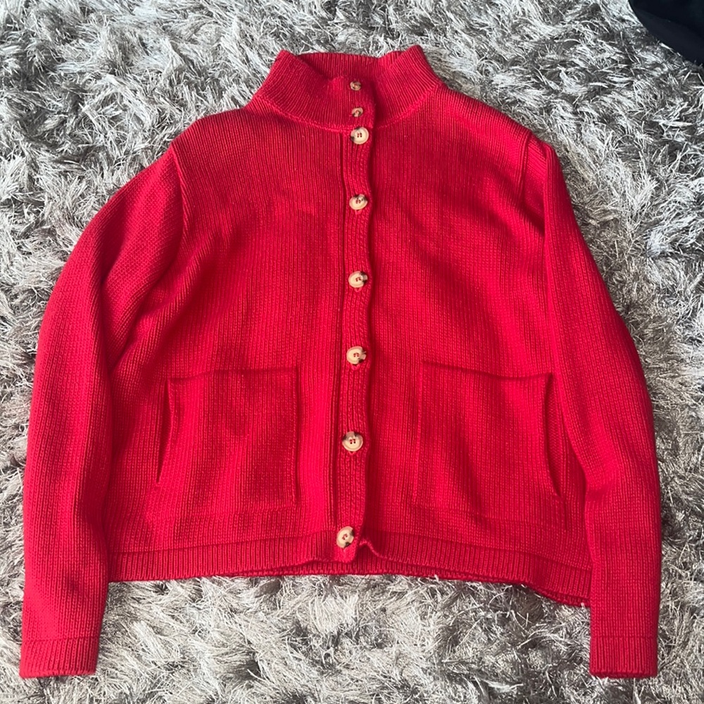 Vintage Turtle Neck Y2K Knit Grandma Sweater